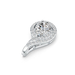 Sterling Silver Semi Mount Pendant Setting Oval OV 8X6mm DHJ