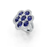 Sterling Silver Semi Mount Ring Setting Oval OV 6X4mm DHJ