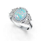 Sterling Silver Semi Mount Ring Setting Oval OV 10X8mm Cabochon