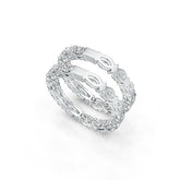 Boucles d'oreilles semi-montées en argent sterling serti ovale OV 5X3mm