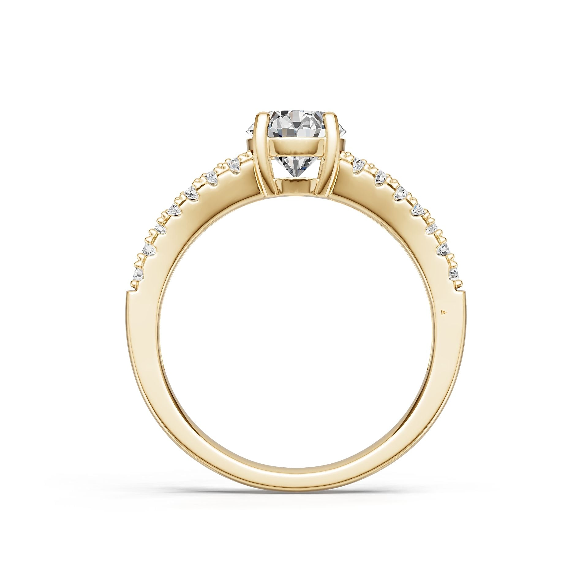 Platinum Semi Mount Ring Setting Oval Ov 95x75mm Diamond Accent Syz Jewelry