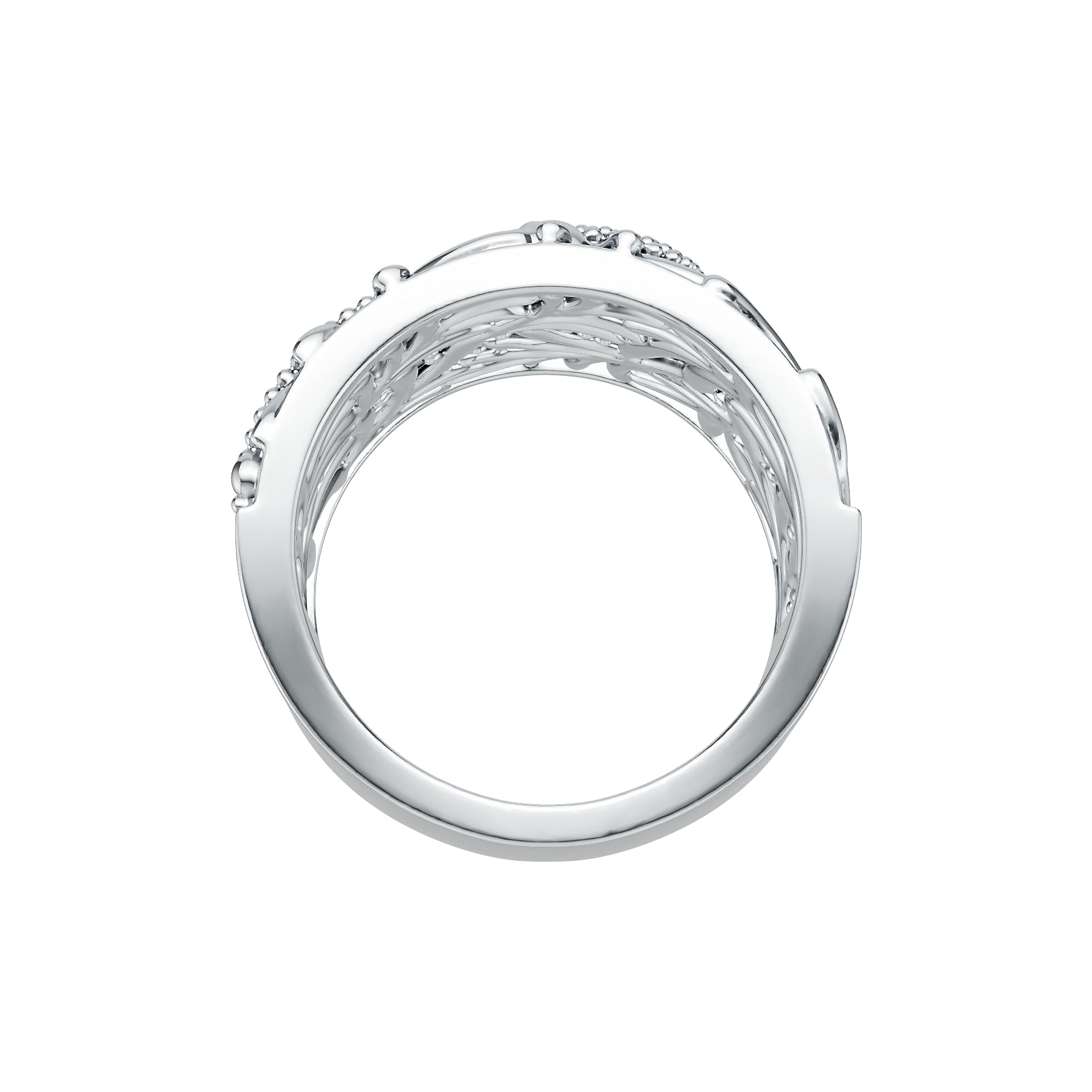 Platinum Semi Mount Ring Setting Round Ro 6x6mm Syz Jewelry