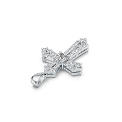 Sterling Silver Semi Mount Pendant Setting Emerald OCT 5X5mm DHJ