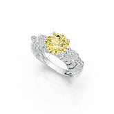 Sterling Silver Semi Mount Ring Setting Round RD 10x10mm Seahorse Ring DHJ