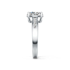 Platinum Semi Mount Ring Setting Oval OV 9X7mm DHJ
