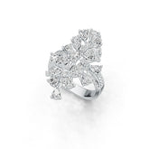 Sterling Silver Semi Mount Ring Setting Pear PE 5x3mm DHJ