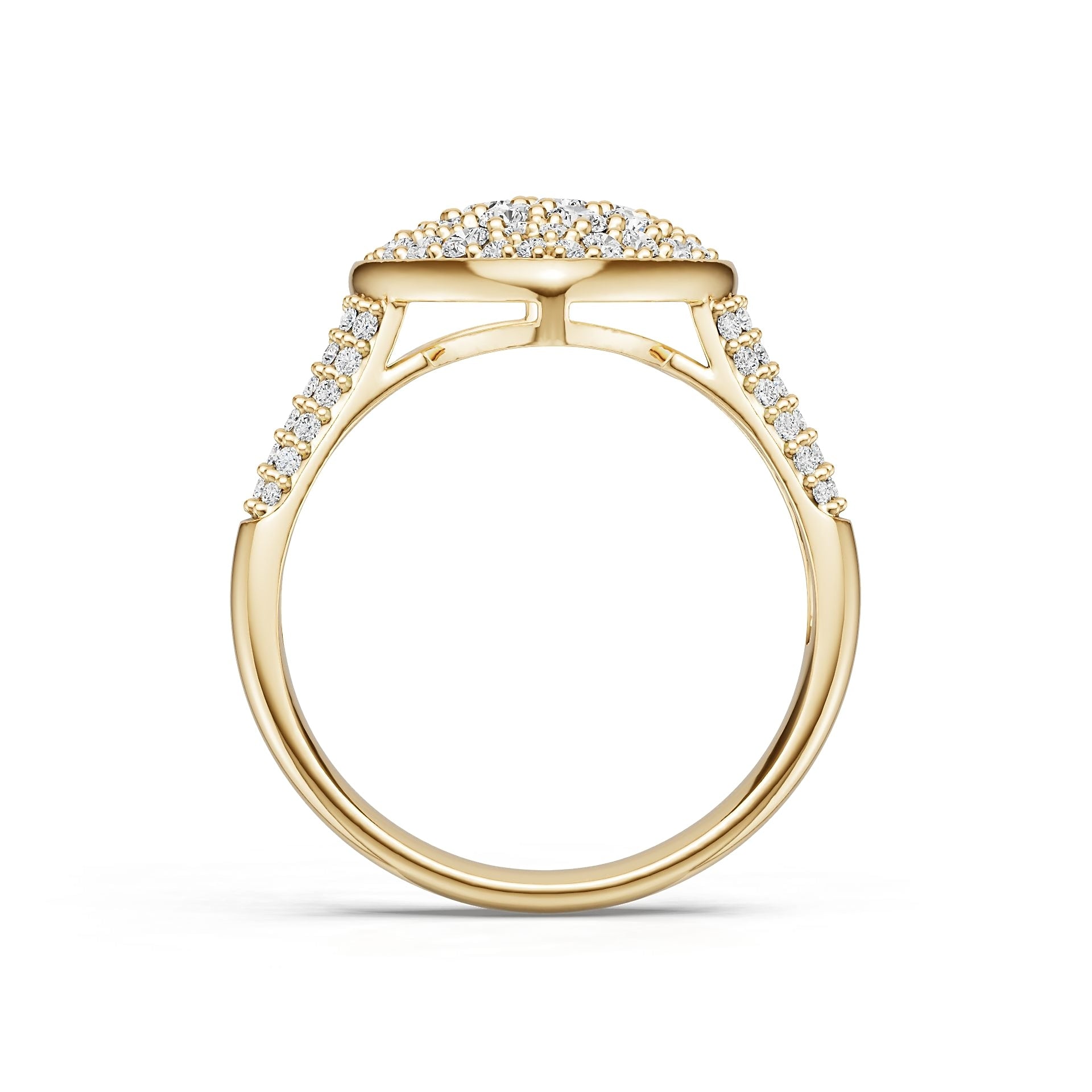 Sterling Silver Semi Mount Ring Setting Round Ro 2x2mm Diamond Accent DHJ