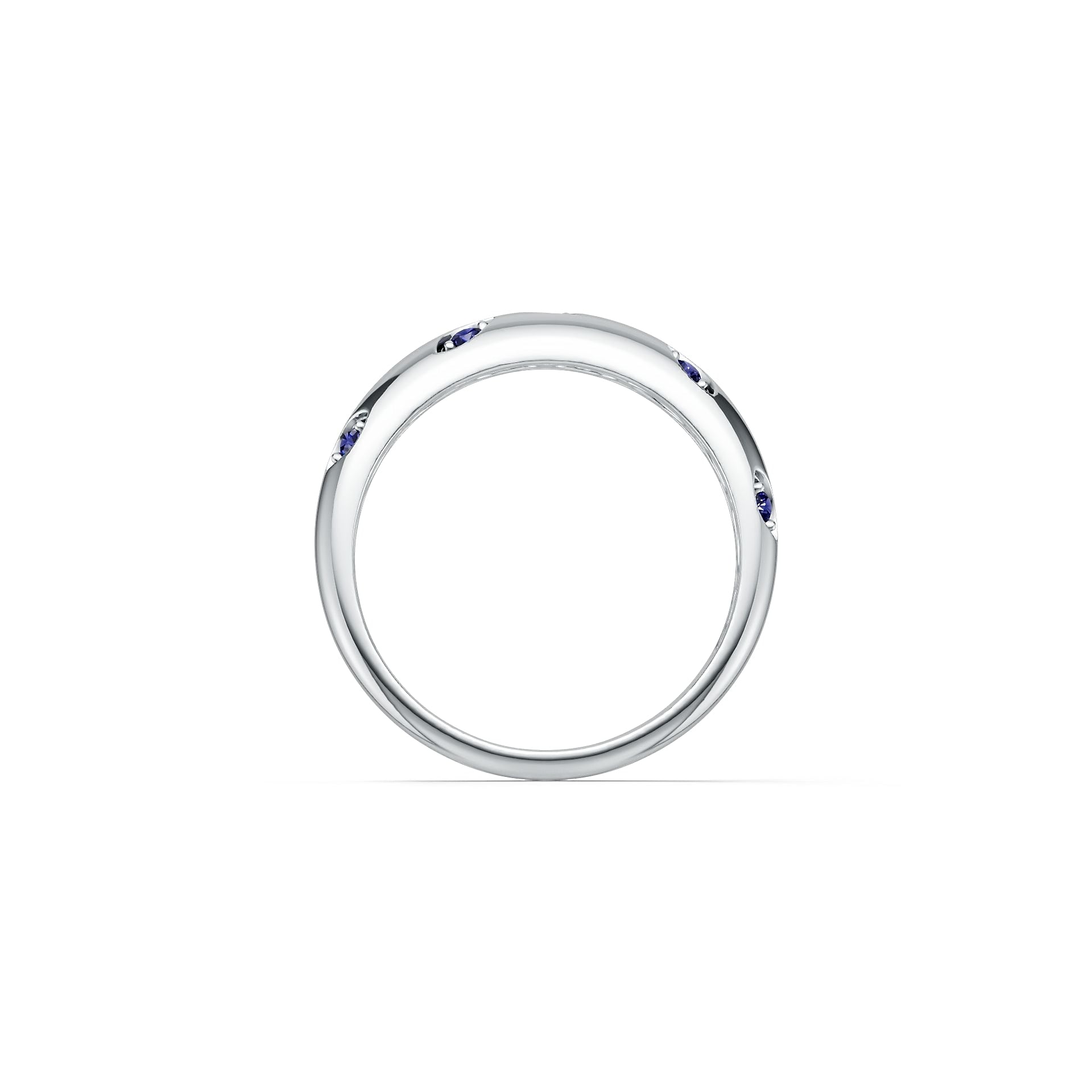 10K Gold Semi Mount Ring Setting Round Rd 4mm Moissanite Accent Syzjewelry
