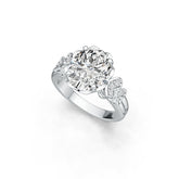 Sterlingsilber Halbfassung Ringfassung Oval OV 12X10mm