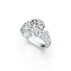 Sterling Silver Semi Mount Ring Setting Oval OV 12X10mm - Syzjewelry