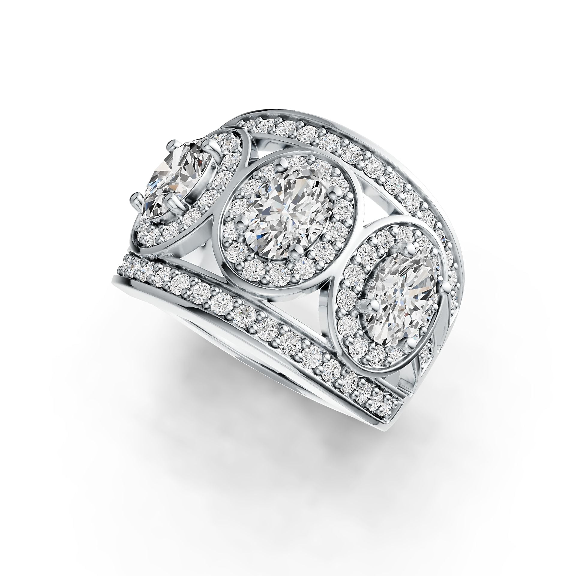 Sterling Silver Semi Mount Ring Setting Oval OV 7X5mm DHJ