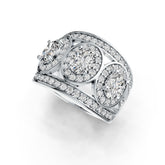 Sterling Silver Semi Mount Ring Setting Oval OV 7X5mm DHJ