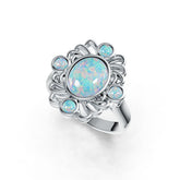 Sterling Silver Semi Mount Ring Setting Oval OV 10X8mm Cabochon DHJ
