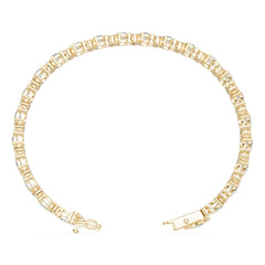 14K Gold Semi Mount Bracelet Setting Oval Ov 4x3mm Diamond Accent Syz Jewelry