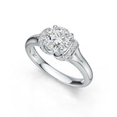 Sterling Silver Semi Mount Ring Setting Round RD 6.5x6.5mm Syzjewelry