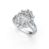 Sterling Silver Semi Mount Ring Setting Oval OV 14X10mm DHJ