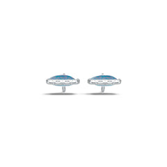 14K Gold Semi Mount Earrings Setting Oval Ov 17x13mm Syzjewelry