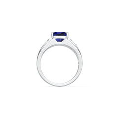 Men's Sterling Silver Semi Mount Ring Setting Square Emerald SQ 8x8mm Syzjewelry