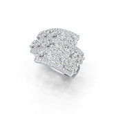 Sterling Silver Semi Mount Ring Setting Round RD 4x4mm DHJ