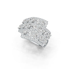 Sterling Silver Semi Mount Ring Setting Round RD 4x4mm DHJ