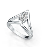 Sterling Silver Semi Mount Ring Setting Oval OV 7x5mm Syzjewelry