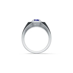 Sterling Silver Semi Mount Ring Setting Round RD 6x6mm Men's Ring Syzjewelry