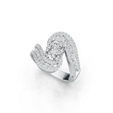 Sterlingsilber Halbfassung Ringfassung Rund RD 2,5mm