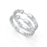 Sterling Silver Semi Mount Earrings Setting Oval OV 5x3mm DHJ