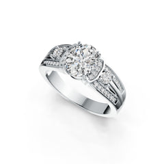 Sterling Silver Semi Mount Ring Setting Oval OV 9X7mm DHJ