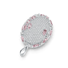 Sterling Silver Semi Mount Pendant Setting Oval OV 5X3mm DHJ