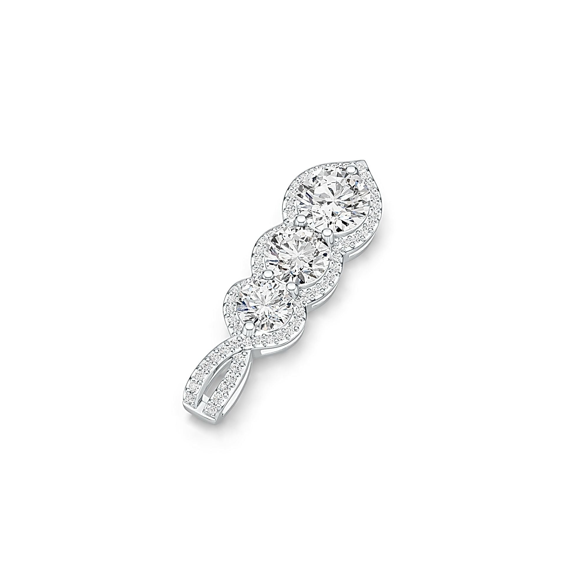 Sterling Silver Semi Mount Pendant Setting Round RD 8x8mm RD 7x7mm RD 6x6mm DHJ