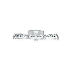 Sterling Silver Semi Mount Pendant Setting Cushion Cu 6x6mm Diamond Accent DHJ