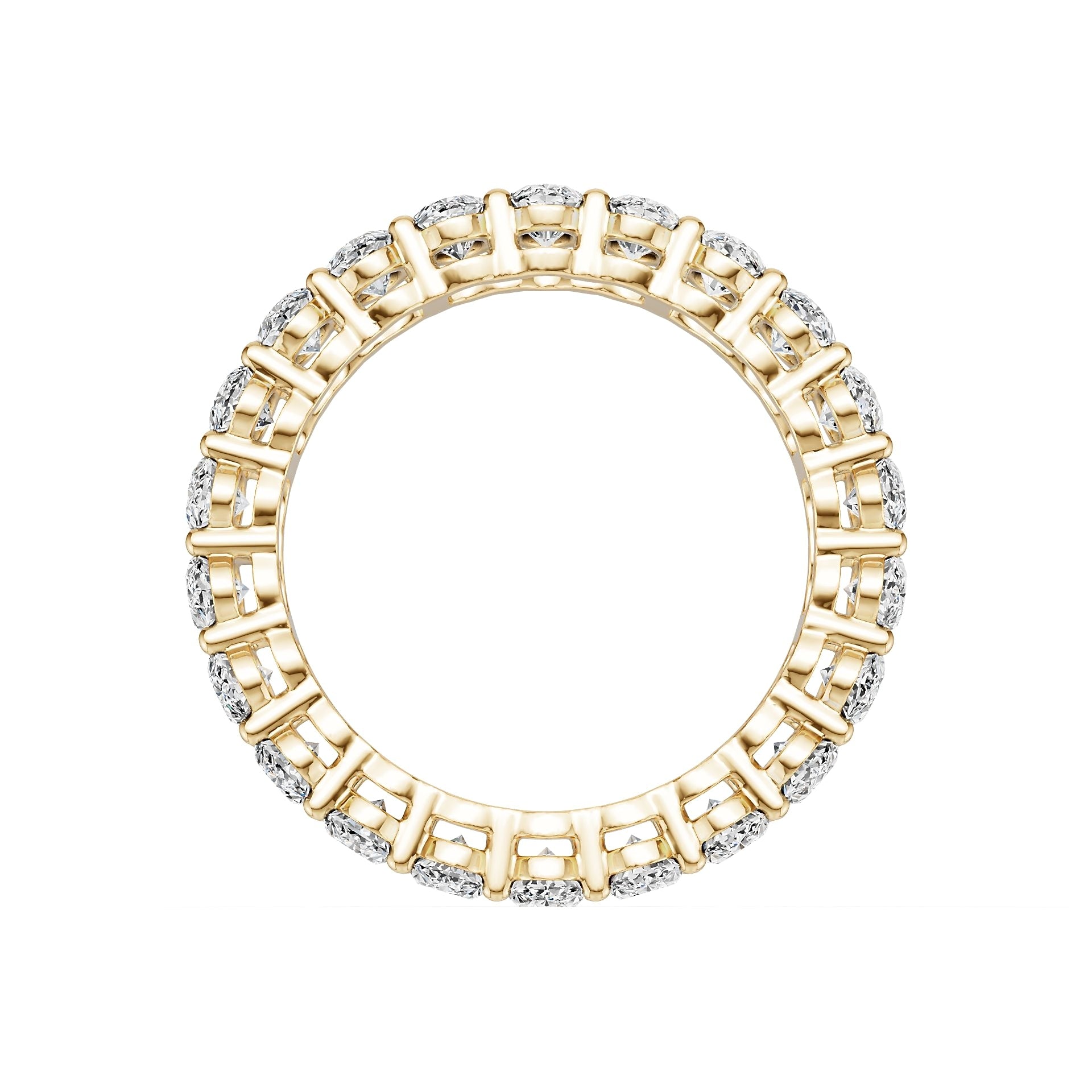 18K Gold Semi Mount Ring Setting Round Ro 5x3mm Diamond Accent Syz Jewelry