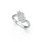 Sterling Silver Semi Mount Ring Setting Round RD 3x3mm DHJ