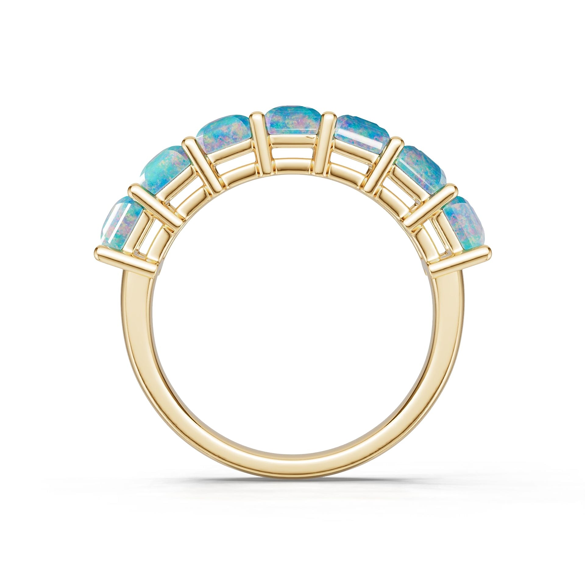 10K Gold Semi Mount Ring Setting Round Ro 6x4mm Syz Jewelry