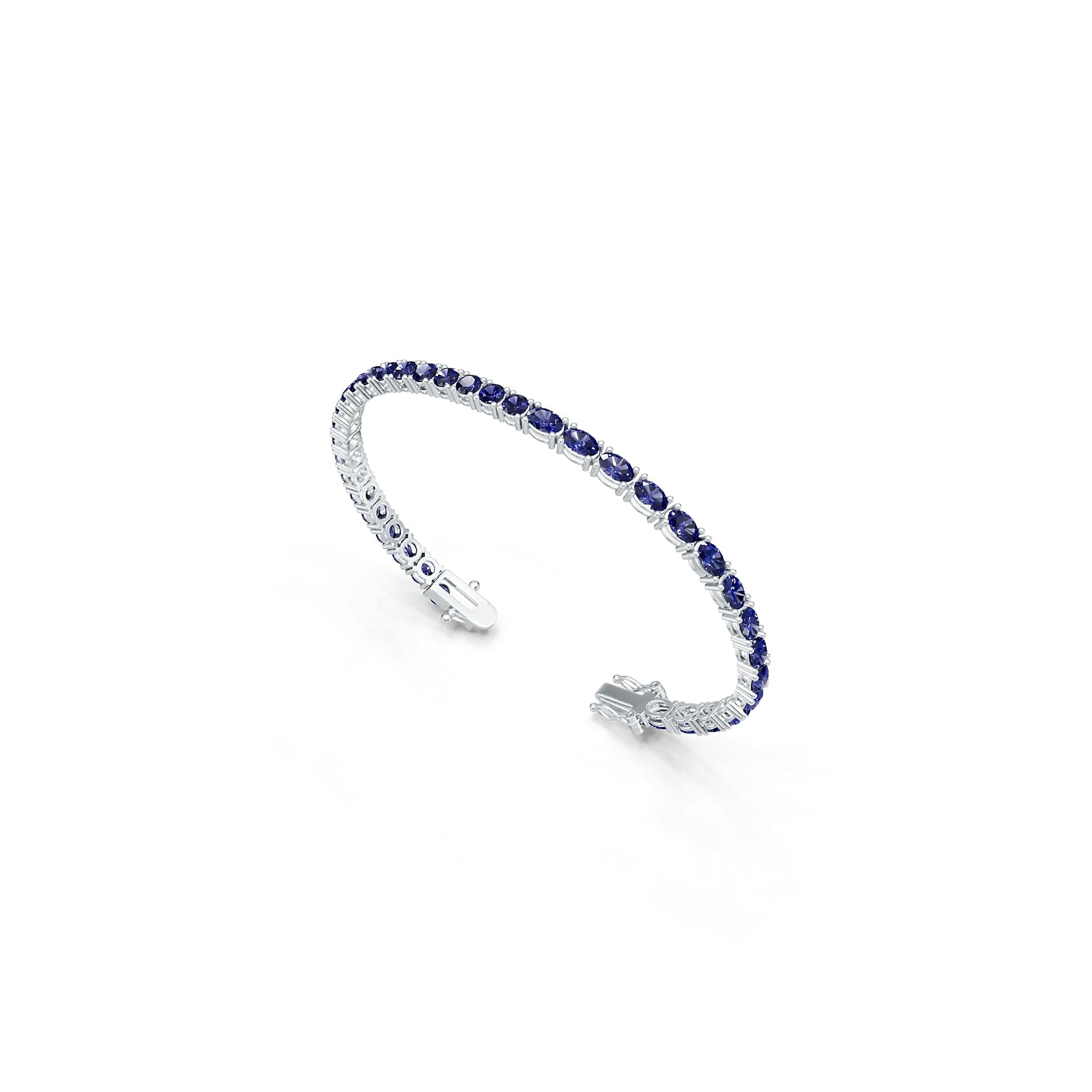 Sterling Silver Semi Mount Bracelet Setting Oval OV 6x4mm Syzjewelry