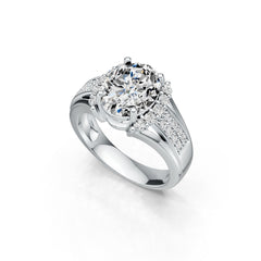 Sterling Silver Semi Mount Ring Setting Oval OV 10X8mm DHJ