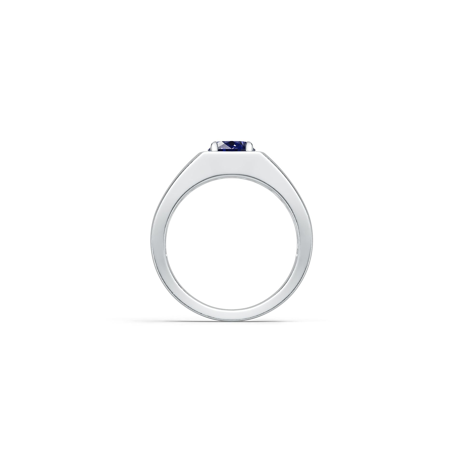 Sterling Silver Semi Mount Ring Setting OV 8x6mm White Topaz GTL21424R11 Syzjewelry