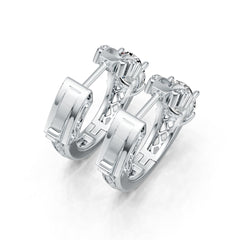 Sterling Silver Semi Mount Earrings Setting Oval OV 8X6mm DHJ