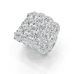 Sterling Silver Semi Mount Ring Setting Round RD 5x5mm DHJ