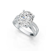 Sterling Silver Semi Mount Ring Setting Oval OV 14X12mm Syzjewelry