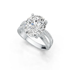 Sterling Silver Semi Mount Ring Setting Oval OV 14X12mm Syzjewelry