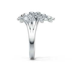 10K Gold Ring with or Moissanite Spider Theme Moissanite Accent DHJ