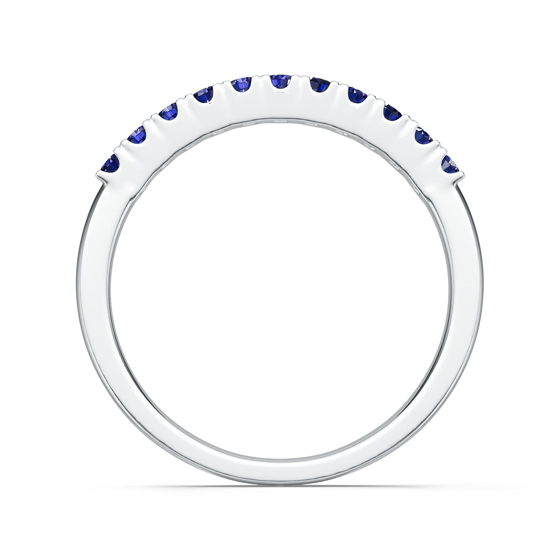 Platinum Semi Mount Ring Setting Round Ro Syz Jewelry