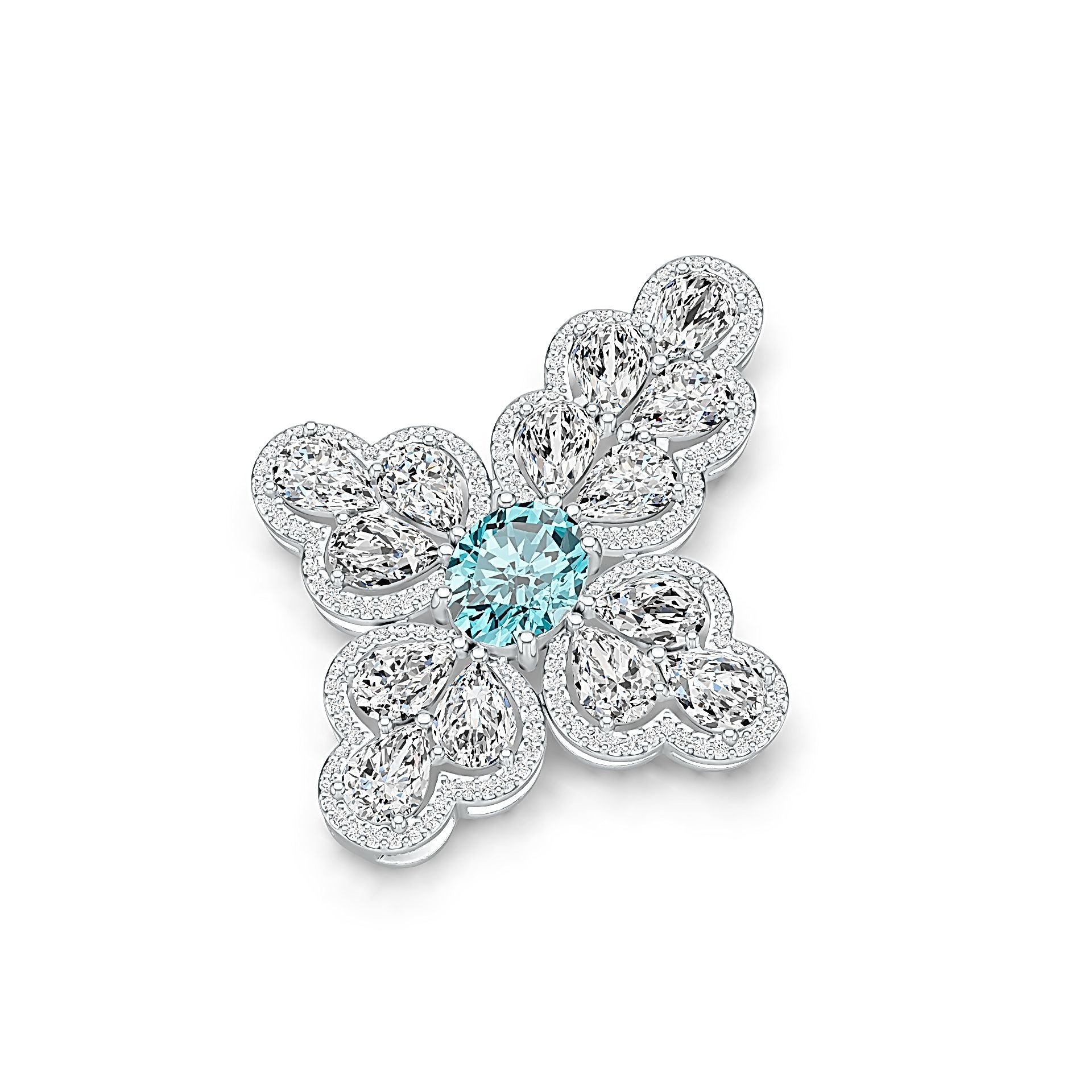 Sterling Silver Semi Mount Pendant Setting Oval OV 10X8mm PE 7X5mm DHJ