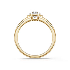 10K Gold Semi Mount Ring Setting Oval Ov 8x6mm Syz Jewelry