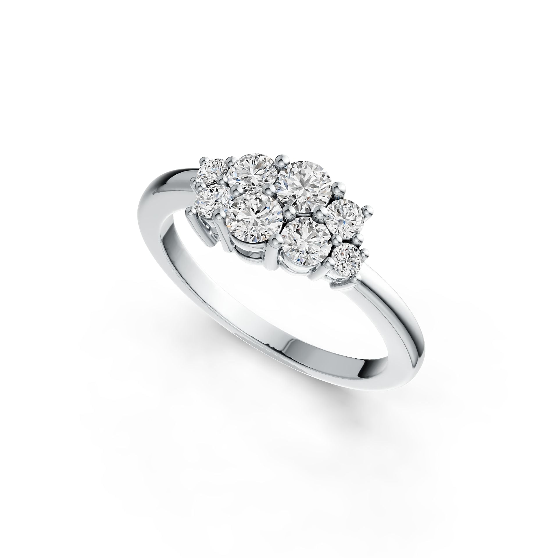 Sterling Silver Semi Mount Ring Setting Round RD 3.5mm RD 3.2mm RD 2.5mm RD 2.1mm DHJ