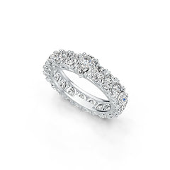 Sterling Silver Semi Mount Ring Setting Pear PE 6X4mm with White Topaz Syzjewelry