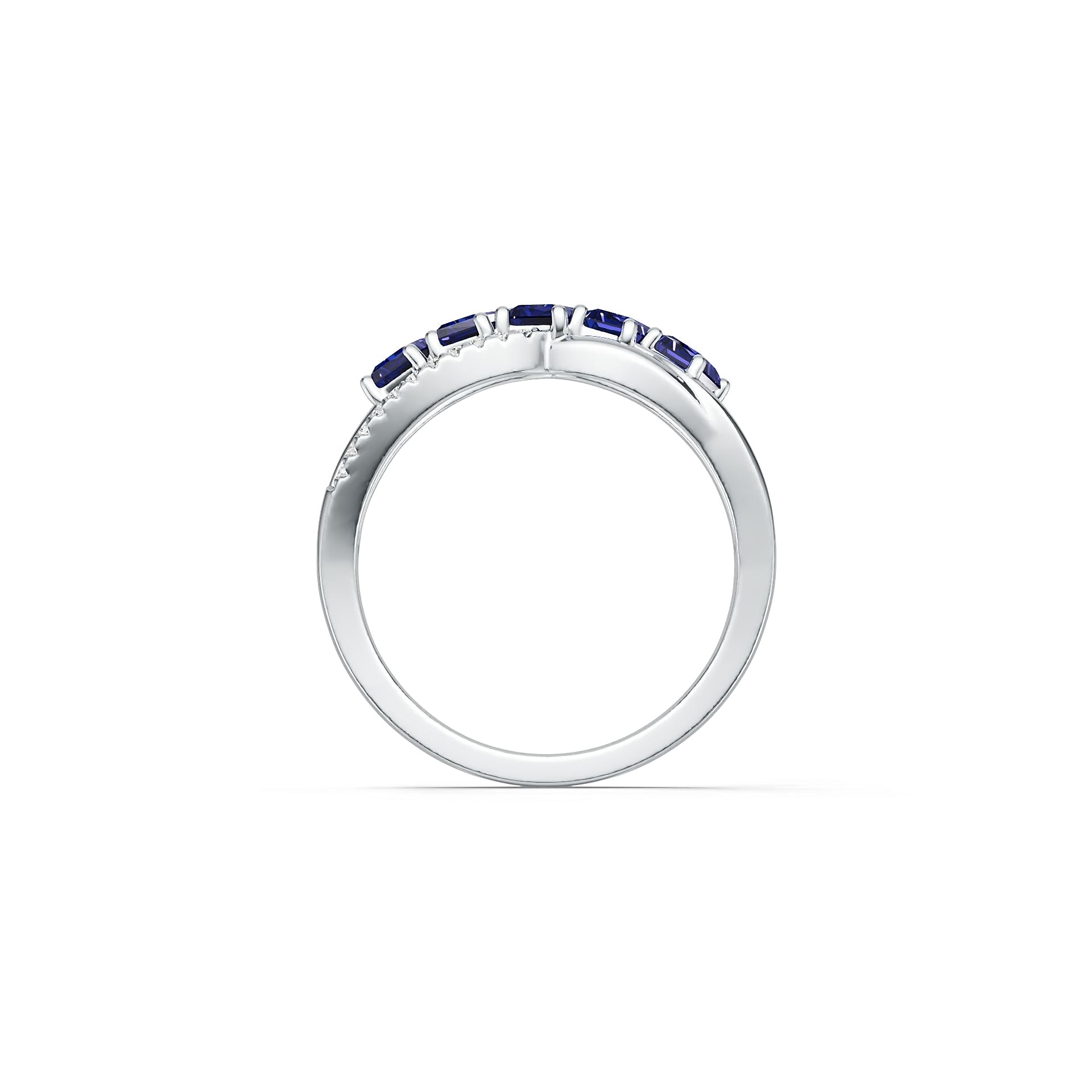10K 14K Gold or 14K Gold Semi Mount Ring Setting Emerald Em 4x3mm Diamond Accent Syzjewelry