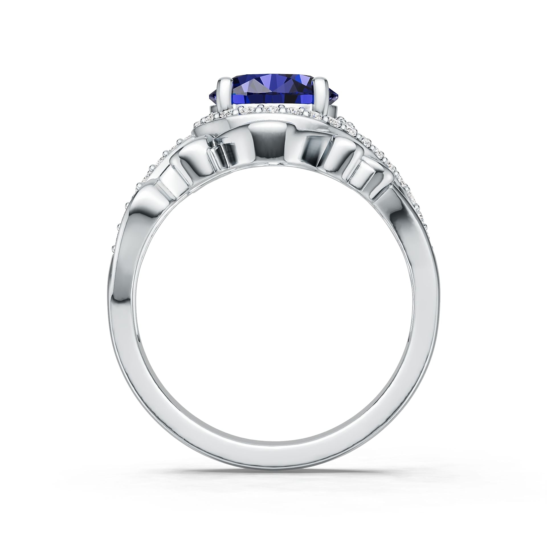 10K Gold Semi Mount Ring Setting Round Ro Syz Jewelry